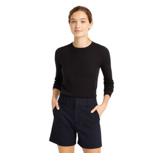 J.Crew 7” Chino Shorts | Navy High Rise Tailored Fit sz 8 Minimalist Chic